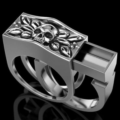 Grime "Coffin" Ring (Sterling)