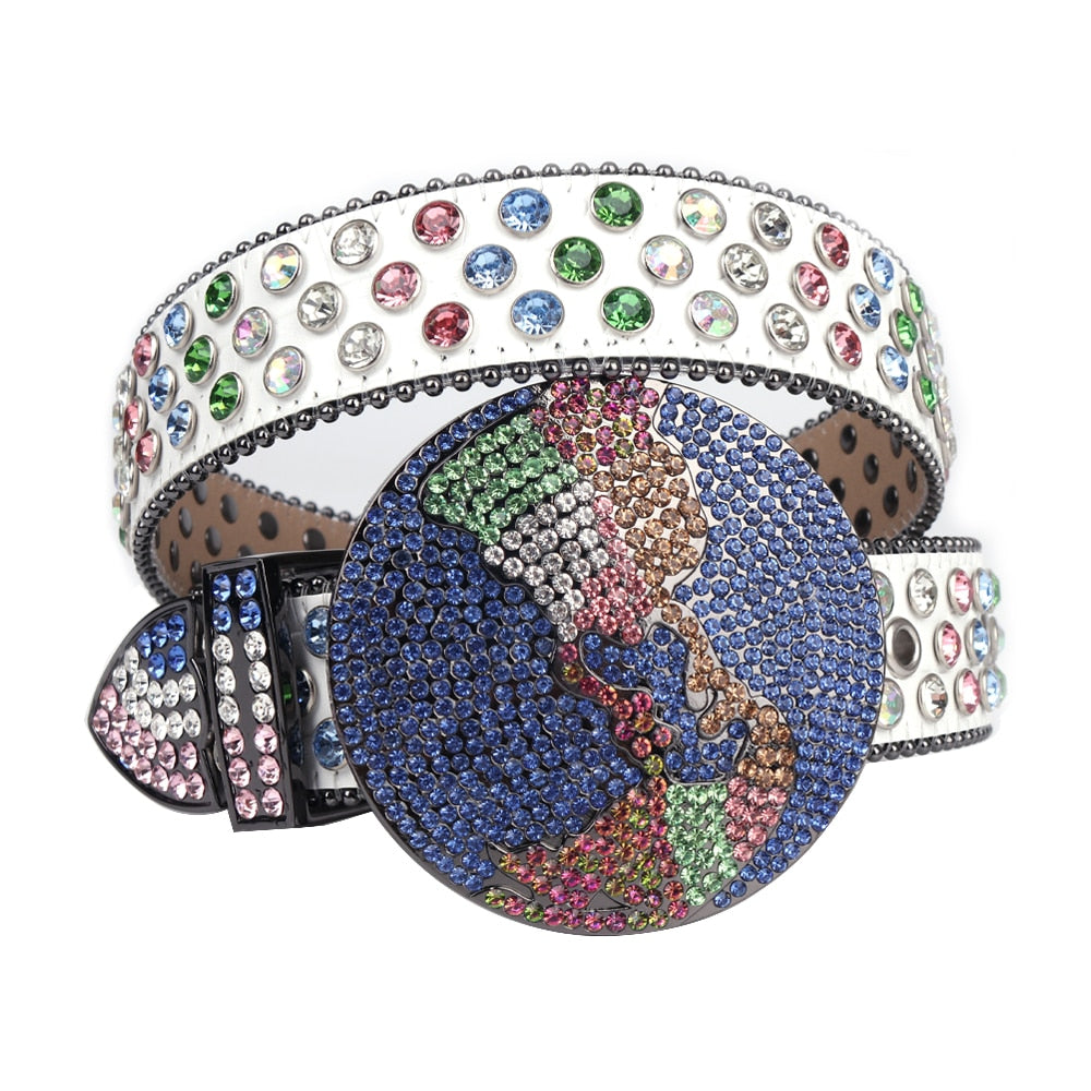 Grime "Global" Studded Belt