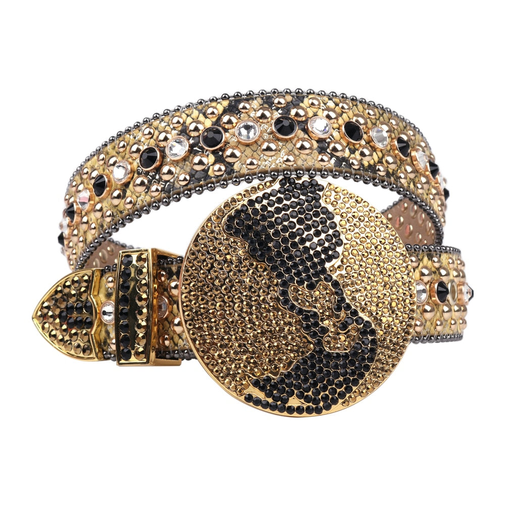 Grime "Global" Studded Belt