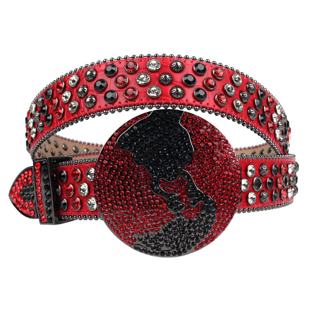 Grime "Global" Studded Belt