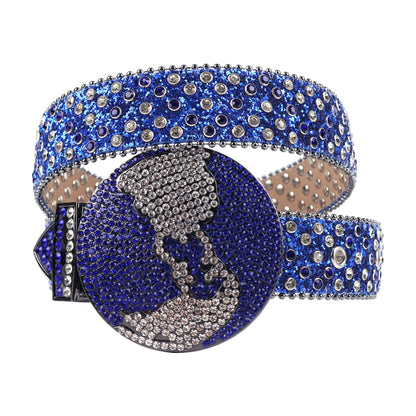 Grime "Global" Studded Belt