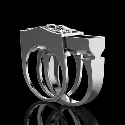 Grime "Coffin" Ring (Sterling)